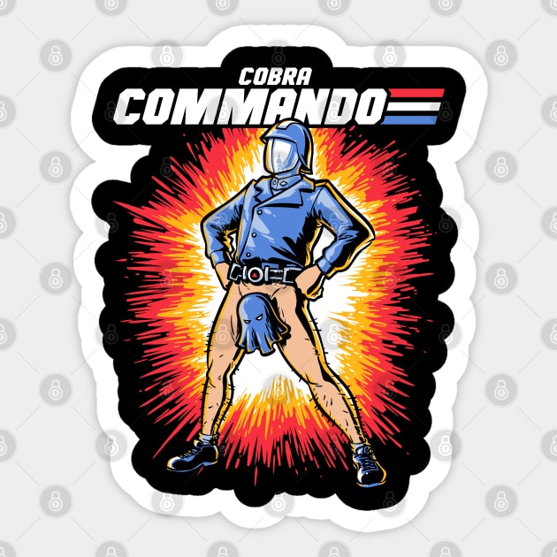 Cobra Commando Sticker by harebrained